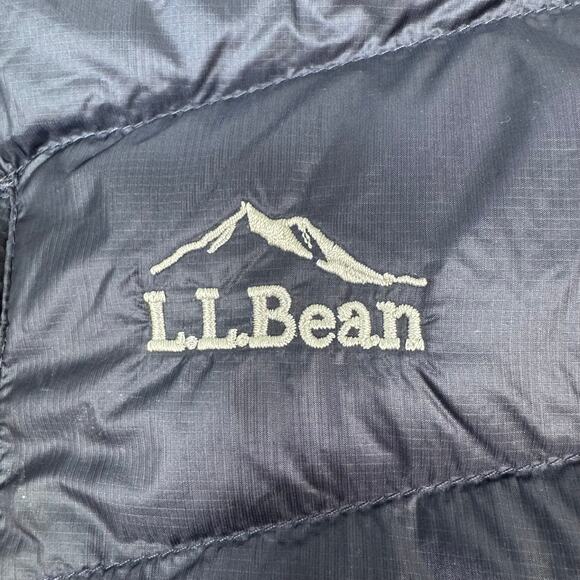 LL BEAN Ultralight 850 Down Jacket Men XXL Carbon Navy Downtek Packable Pertex - Picture 5 of 10